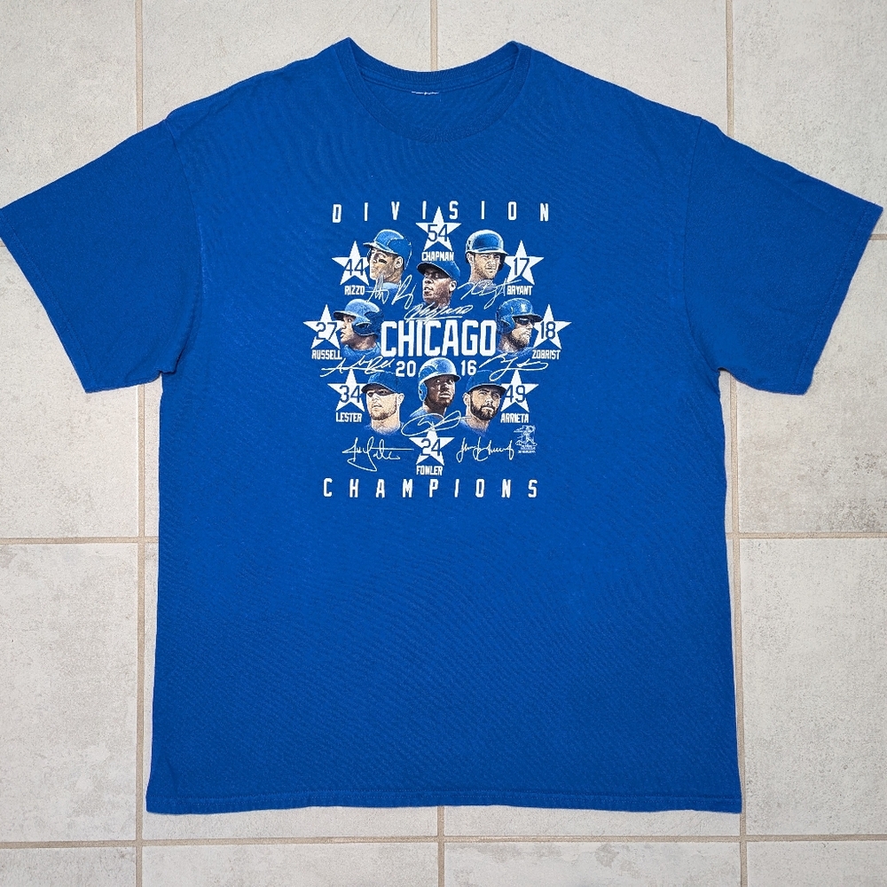 Chicago Cubs XL 2016 Division Champions Shirt